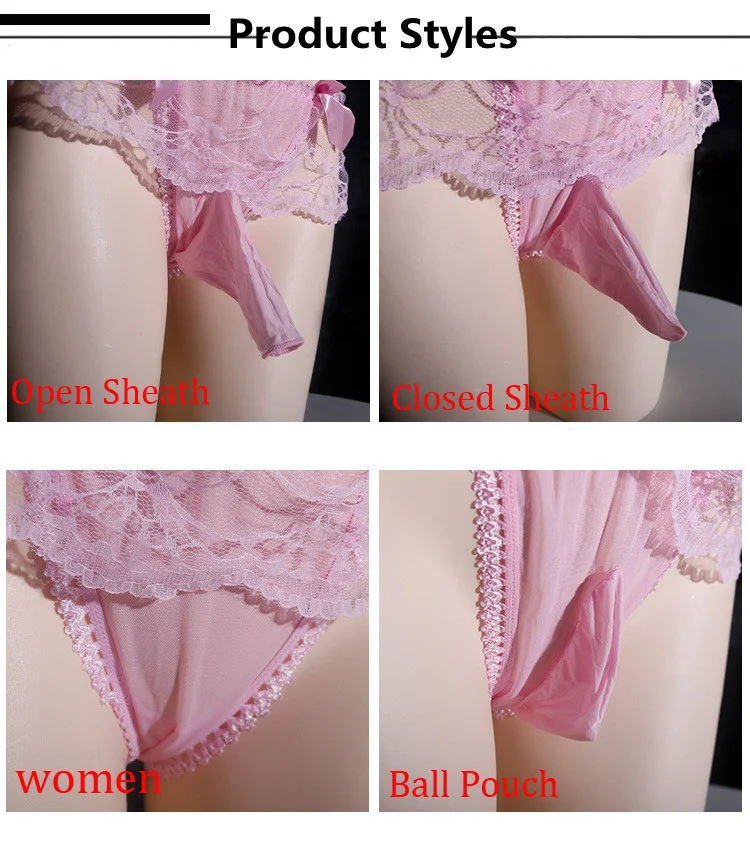 Bas transparents de style patchwork de couture de ligne arrière rétro pour hommes, bas de cuisse, lingerie gay, culotte sexy, Sissy