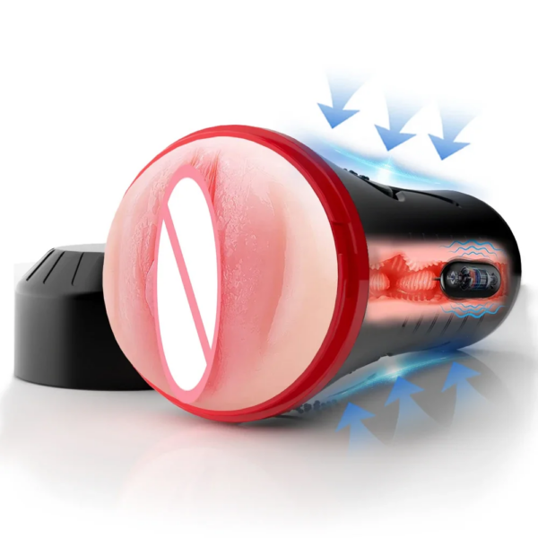 Vibromasseur de masturbation vaginale pour hommes, masturbateur masculin, jouets sexy, aspirateur de chatte de poche, exercice d'endurance, tasse de masturbation adulte – Image 3