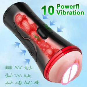 Vibromasseur de masturbation vaginale pour hommes, masturbateur masculin, jouets sexy, aspirateur de chatte de poche, exercice d'endurance, tasse de masturbation adulte