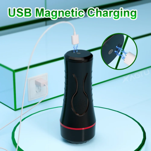Vibromasseur de masturbation vaginale pour hommes, masturbateur masculin, jouets sexy, aspirateur de chatte de poche, exercice d'endurance, tasse de masturbation adulte – Image 5