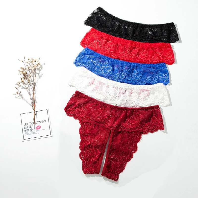 Sissy-Culotte en dentelle transparente pour homme, string taille basse, slip élastique fin, costume gay, caleçon sexy, document solide, chaud, 7.0