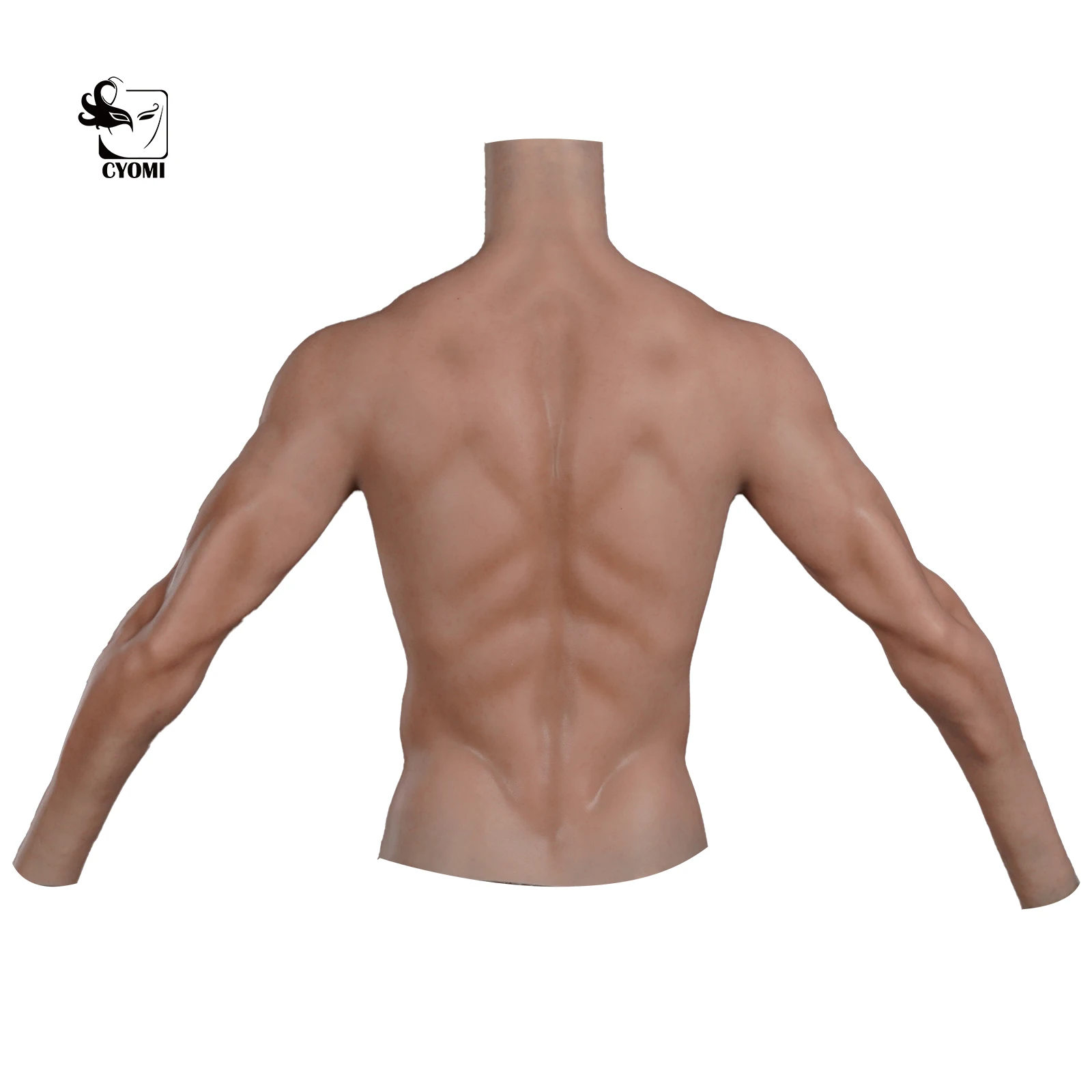 Cyomi-Combinaison de Faux Corps en Silicone Imbibé de Muscles Artificiels pour Homme, Simulation de Ventre Réaliste avec Bras pour Travesti