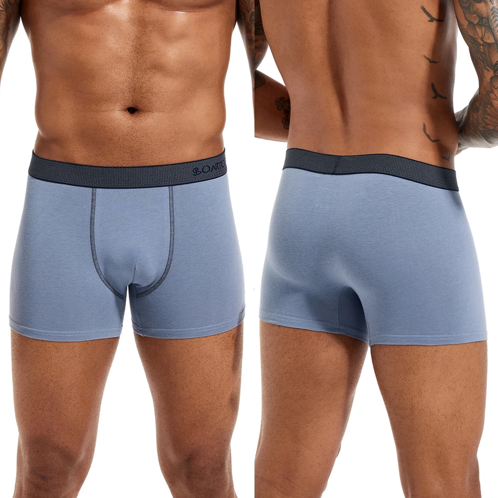 Lot de 5 boxers et caleçons en coton pour hommes, sous-vêtements de marque masculine, ensemble de luxe sexy, slip cadeau, 2023