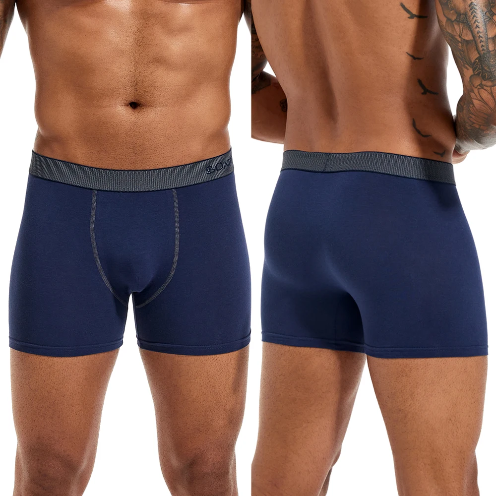 Lot de 5 boxers et caleçons en coton pour hommes, sous-vêtements de marque masculine, ensemble de luxe sexy, slip cadeau, 2023