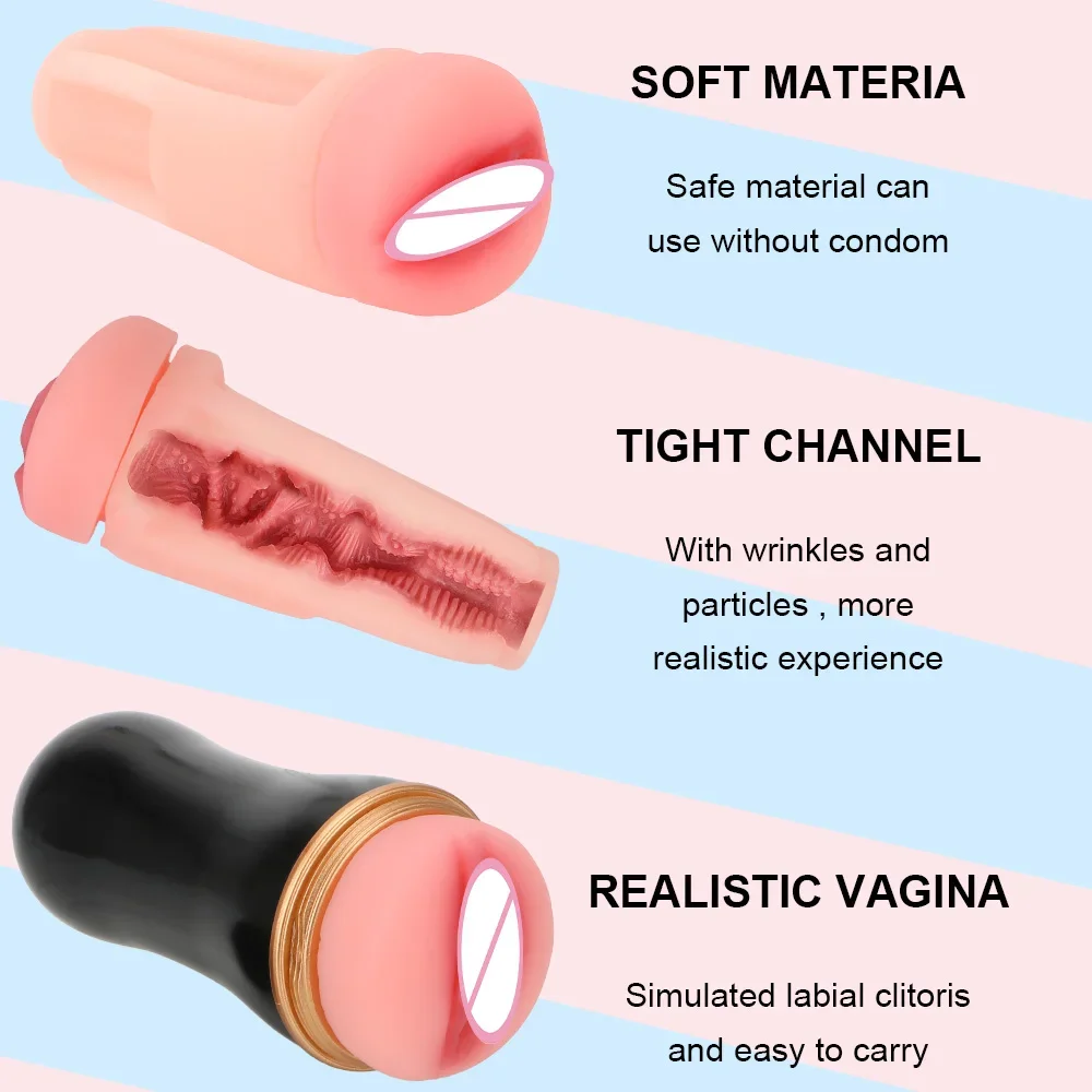 Mastyellar Cup Vaginal pour hommes, pompe à pénis, succion de gland, jouet sexuel pour adulte, vraie chatte, jouets sexy, mâle, produits 7.0, 18