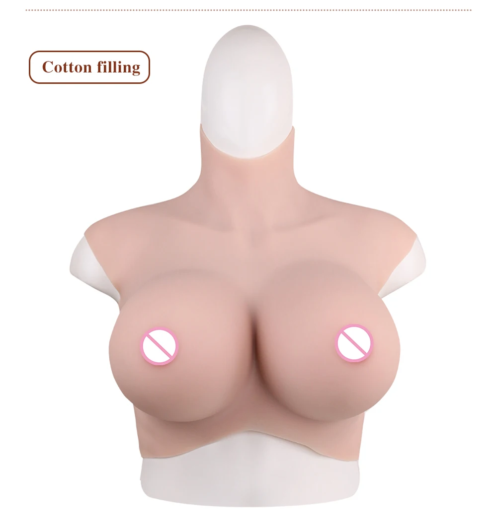 Buste en silicone sans huile pour hommes et garçons, faux seins réalistes, formes mammaires, cosplay transexuelle, transgenre, Crossdresser, tasse 7e K