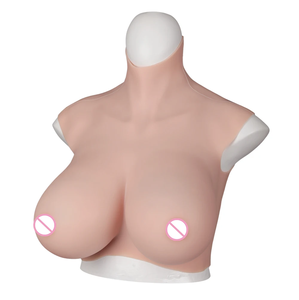 Buste en silicone sans huile pour hommes et garçons, faux seins réalistes, formes mammaires, cosplay transexuelle, transgenre, Crossdresser, tasse 7e K