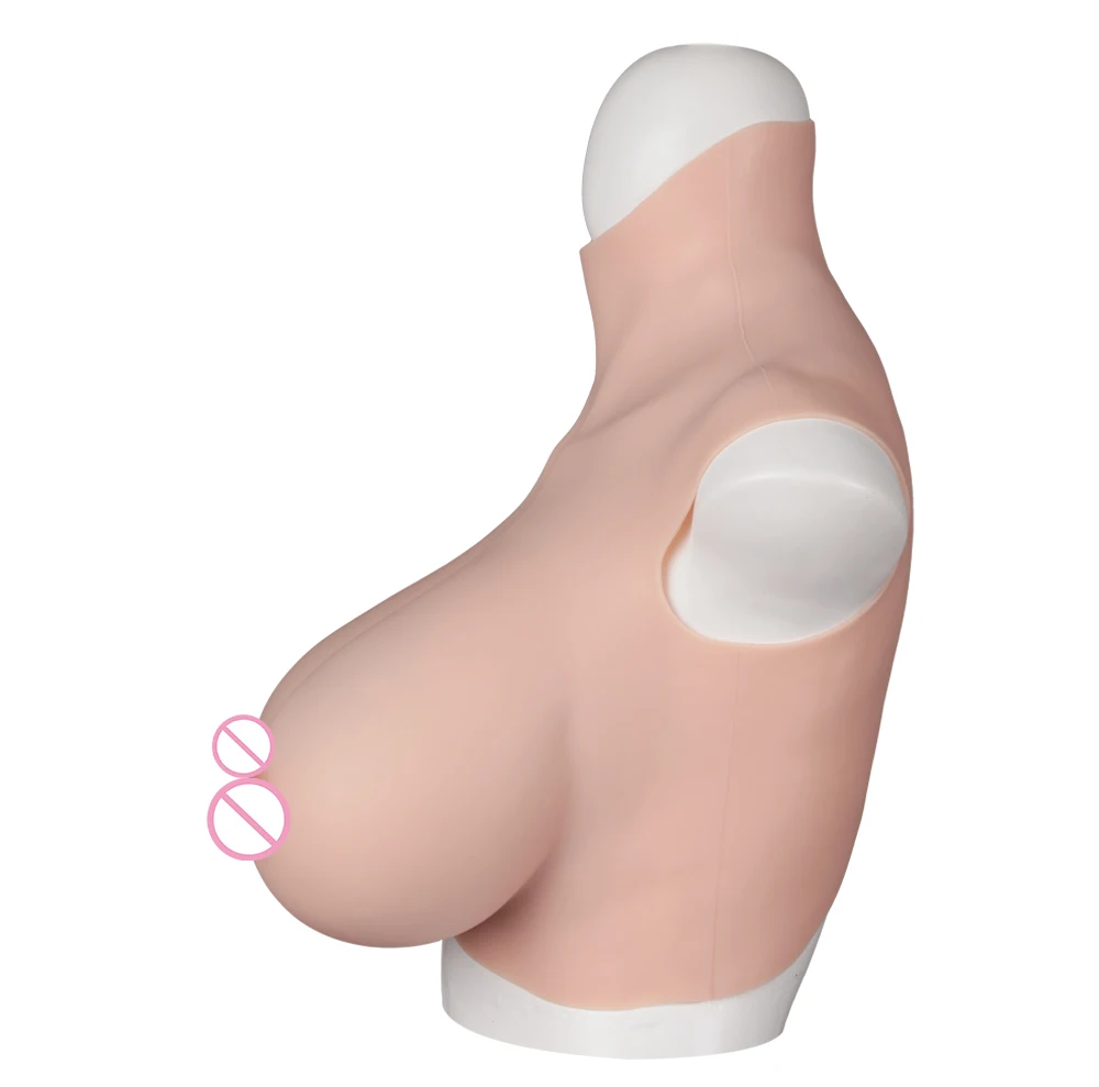 Buste en silicone sans huile pour hommes et garçons, faux seins réalistes, formes mammaires, cosplay transexuelle, transgenre, Crossdresser, tasse 7e K