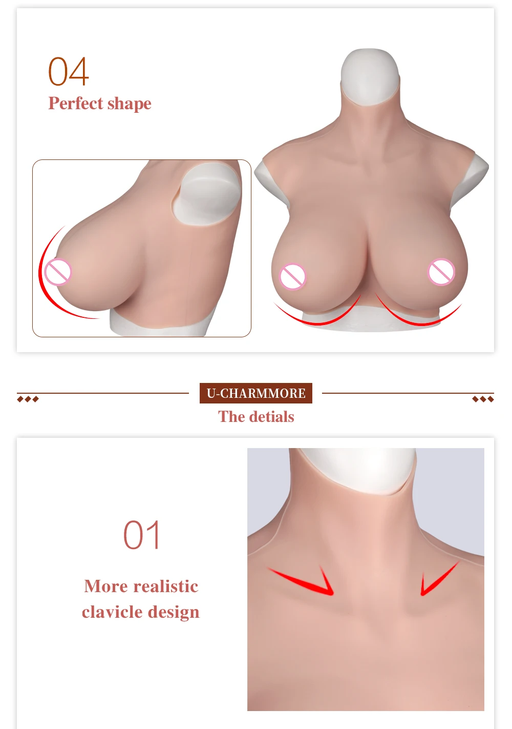 Buste en silicone sans huile pour hommes et garçons, faux seins réalistes, formes mammaires, cosplay transexuelle, transgenre, Crossdresser, tasse 7e K