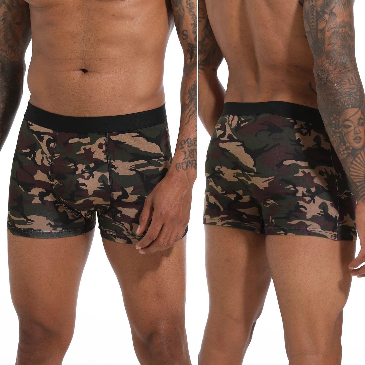 6 Pièces par Paquet, Boxer Noir Doux et Respirant pour Homme, Sous-Vêtement Masculin, Slip, Culotte, Zones Me Goals, 2024