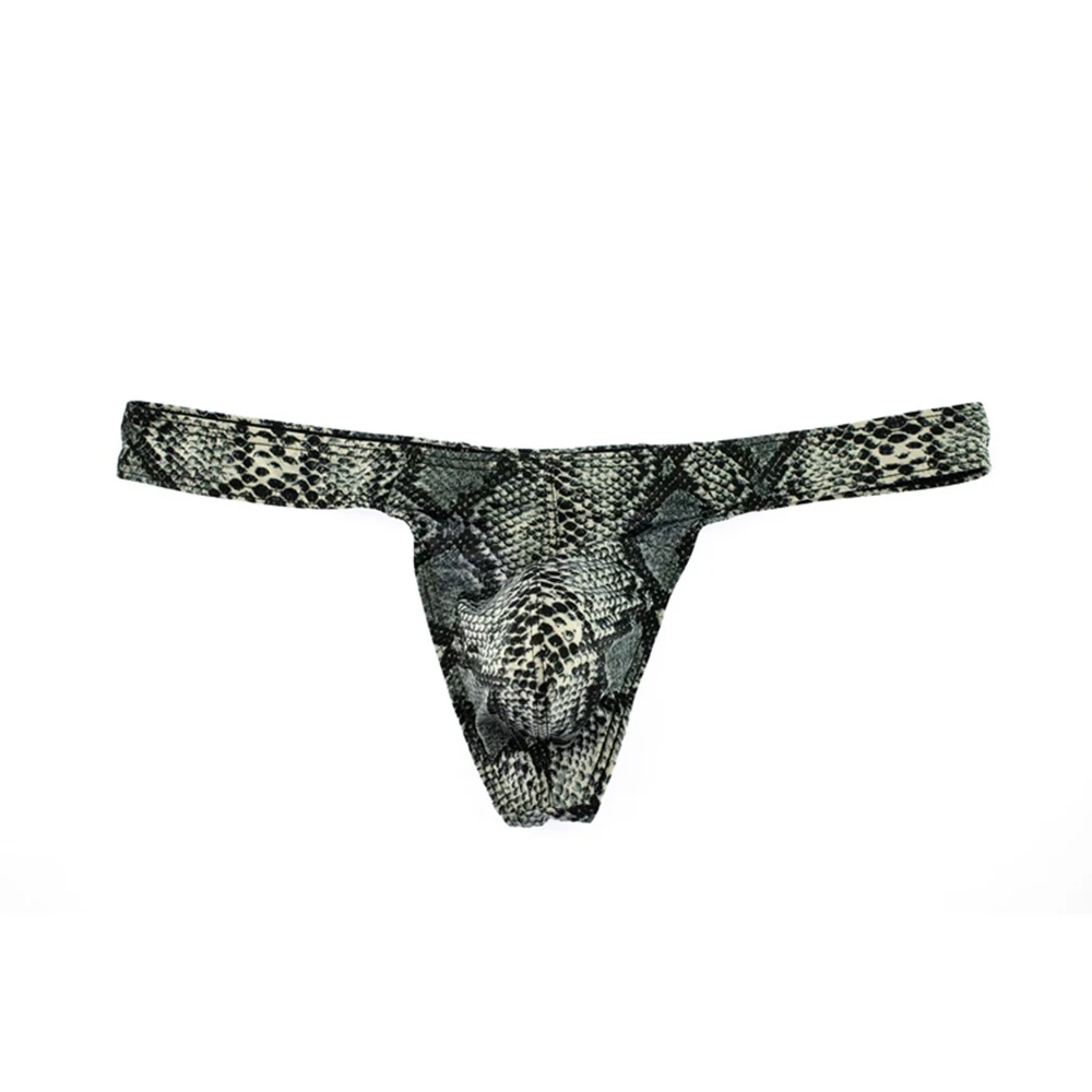 String léopard pour homme, sexy, en poudre, sous-vêtement, culotte, bikini, jockstrap, lingerie masculine
