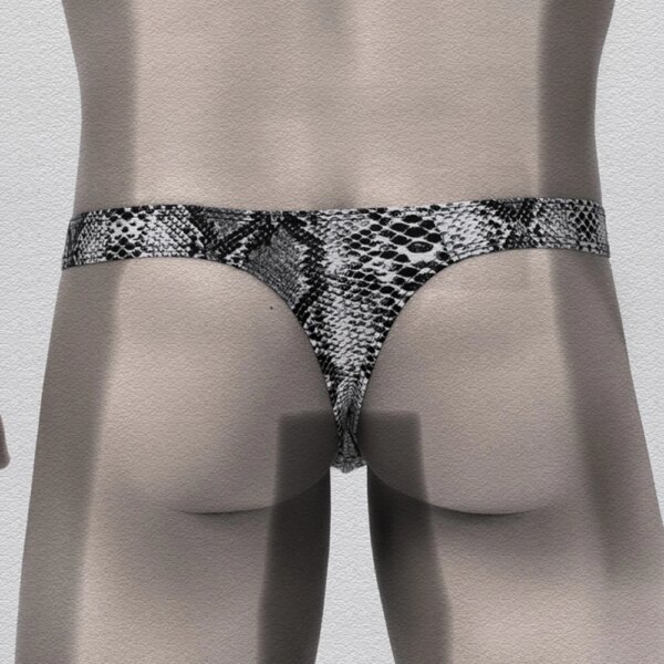 String léopard pour homme, sexy, en poudre, sous-vêtement, culotte, bikini, jockstrap, lingerie masculine – Image 5
