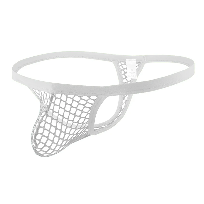 Sous-vêtements Sexy transparents pour hommes, culotte G String t-back Jockstrap, Costume érotique pour hommes, pochette pour coq, CLEVER-MENMODE