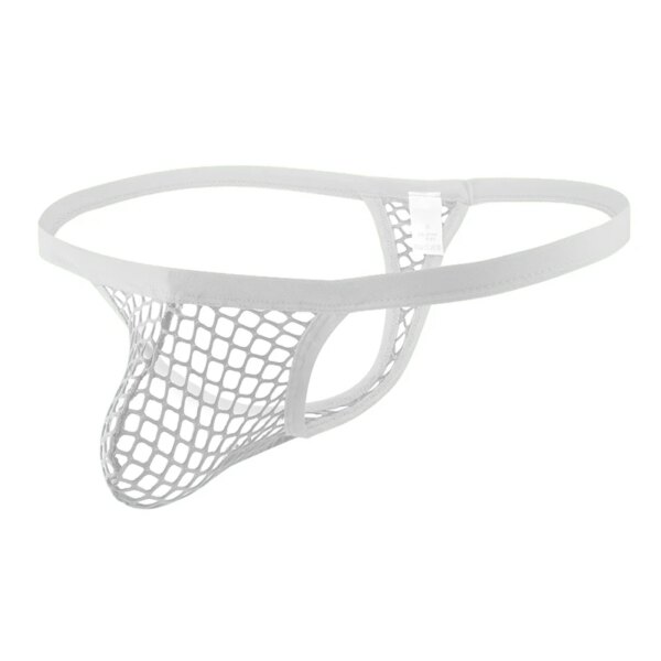 Sous-vêtements Sexy transparents pour hommes, culotte G String t-back Jockstrap, Costume érotique pour hommes, pochette pour coq, CLEVER-MENMODE – Image 4