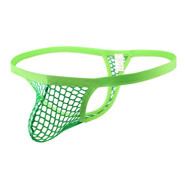 Sous-vêtements Sexy transparents pour hommes, culotte G String t-back Jockstrap, Costume érotique pour hommes, pochette pour coq, CLEVER-MENMODE – Image 3