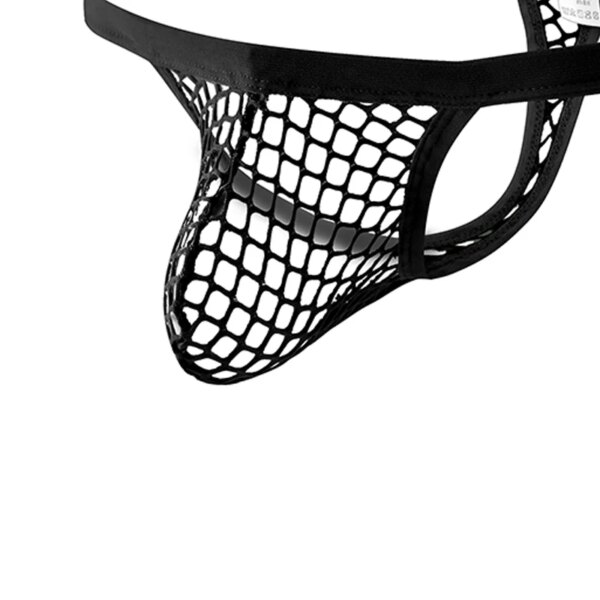 Sous-vêtements Sexy transparents pour hommes, culotte G String t-back Jockstrap, Costume érotique pour hommes, pochette pour coq, CLEVER-MENMODE – Image 6