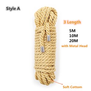 Shialso Bari-Corde de bondage pour hommes et femmes, accessoire de menottes, fétiche, amusant