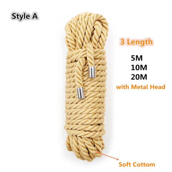 Shialso Bari-Corde de bondage pour hommes et femmes, accessoire de menottes, fétiche, amusant