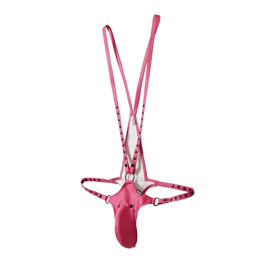 Sous-vêtements Jockstrap pour hommes, lingerie sexy, costume de batterie de poitrine SFP, jock une pièce avec perfecCodpiece, gros renflement, taille réglable