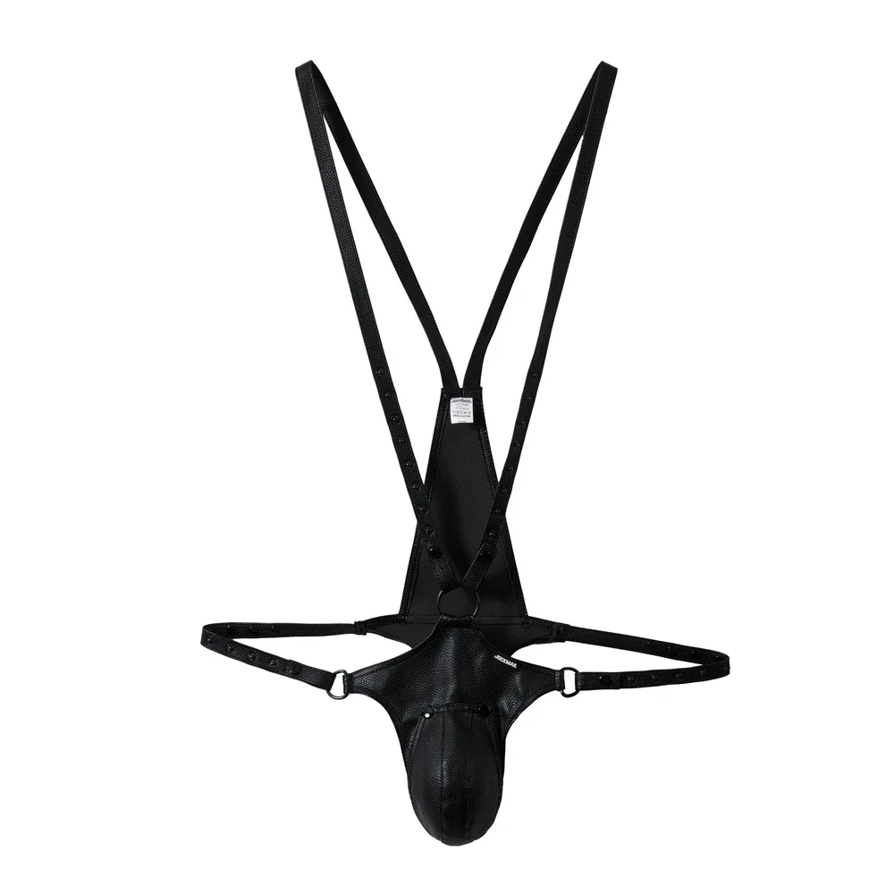 Sous-vêtements Jockstrap pour hommes, lingerie sexy, costume de batterie de poitrine SFP, jock une pièce avec perfecCodpiece, gros renflement, taille réglable