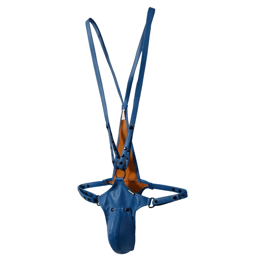 Sous-vêtements Jockstrap pour hommes, lingerie sexy, costume de batterie de poitrine SFP, jock une pièce avec perfecCodpiece, gros renflement, taille réglable