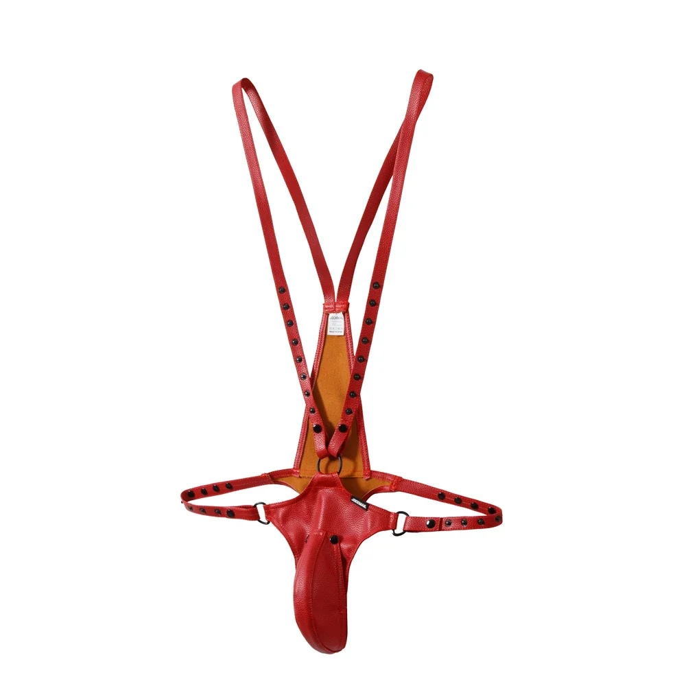 Sous-vêtements Jockstrap pour hommes, lingerie sexy, costume de batterie de poitrine SFP, jock une pièce avec perfecCodpiece, gros renflement, taille réglable