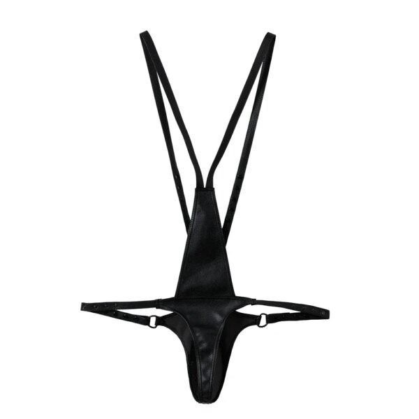 Sous-vêtements Jockstrap pour hommes, lingerie sexy, costume de batterie de poitrine SFP, jock une pièce avec perfecCodpiece, gros renflement, taille réglable – Image 4