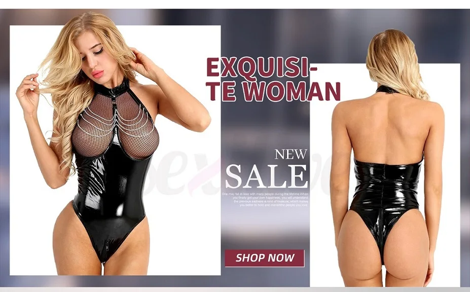 Chemises en cuir PU pour hommes, gaine saillante, percussions en latex souple, t-shirts sexy en cuir verni, Y-fibr7. 0