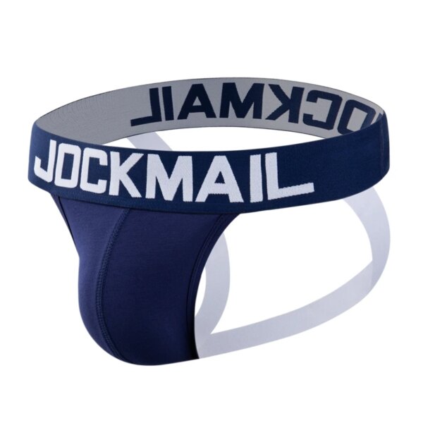 Jockstrap sexy pour hommes, sous-vêtements en coton, sangle, slip, soutien athlétique, taille basse, respirant, tanga, bikini, string, gay – Image 4