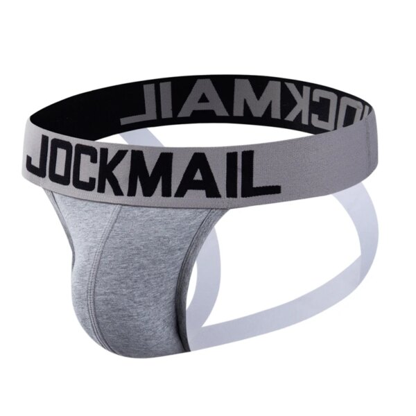 Jockstrap sexy pour hommes, sous-vêtements en coton, sangle, slip, soutien athlétique, taille basse, respirant, tanga, bikini, string, gay – Image 5