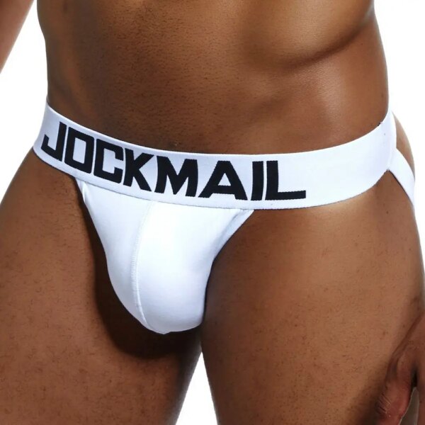 Jockstrap sexy pour hommes, sous-vêtements en coton, sangle, slip, soutien athlétique, taille basse, respirant, tanga, bikini, string, gay