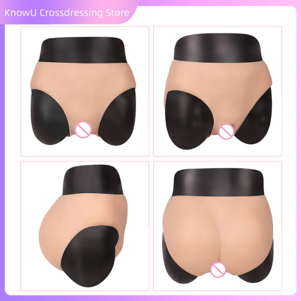 Culotte Cosplay Réaliste en Silicone avec Faux Vagin, pour Travesti, Transgenre, Transexuelle, Drag Queen, Sissy, Vagin Artificiel – Image 2