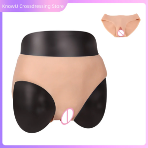 Culotte Cosplay Réaliste en Silicone avec Faux Vagin, pour Travesti, Transgenre, Transexuelle, Drag Queen, Sissy, Vagin Artificiel