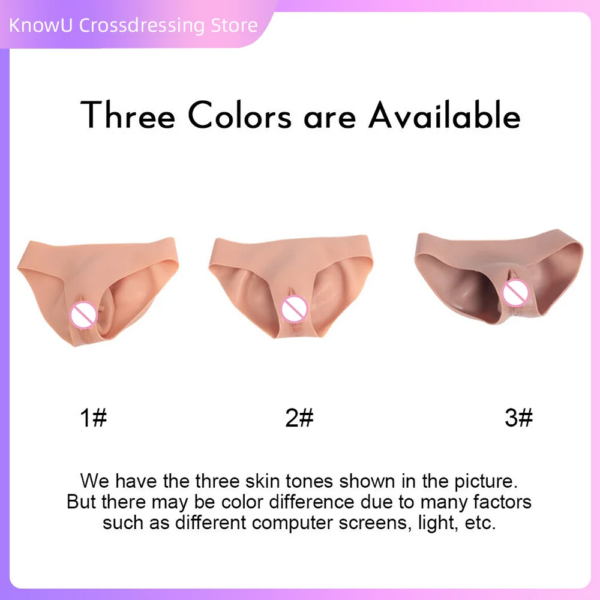 Culotte Cosplay Réaliste en Silicone avec Faux Vagin, pour Travesti, Transgenre, Transexuelle, Drag Queen, Sissy, Vagin Artificiel – Image 4