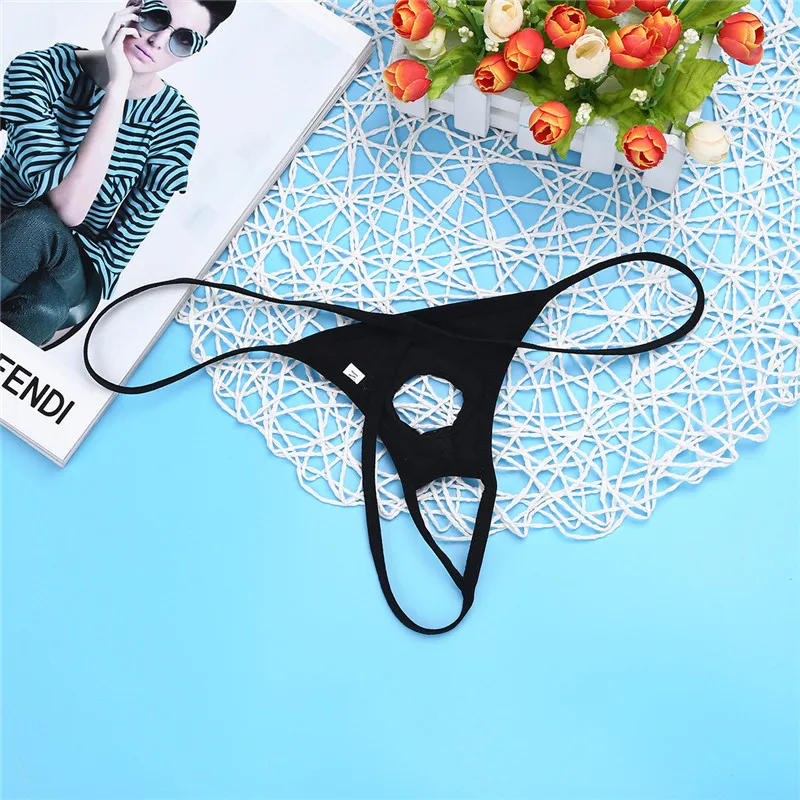 MSemis-Culotte en cuir verni pour hommes, sous-vêtements en string, string à bout ouvert, culotte gay pour hommes avec trous pour pénis, nouvelle lingerie sexy, également
