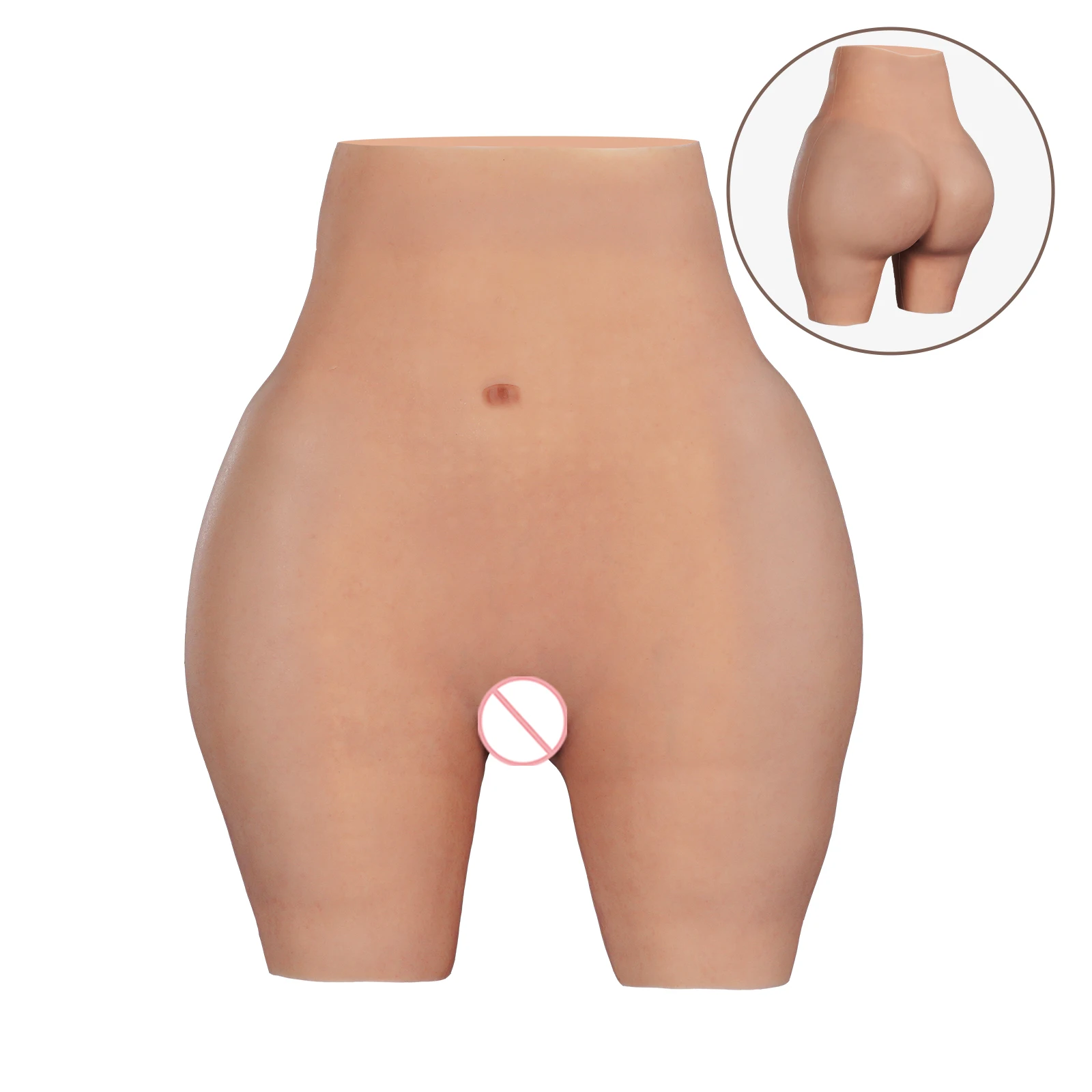 KUMI00-8TH GEN-Culotte vaginale réaliste en silicone sans huile pour homme, sous-vêtement Él, fausses fesses, transgenre