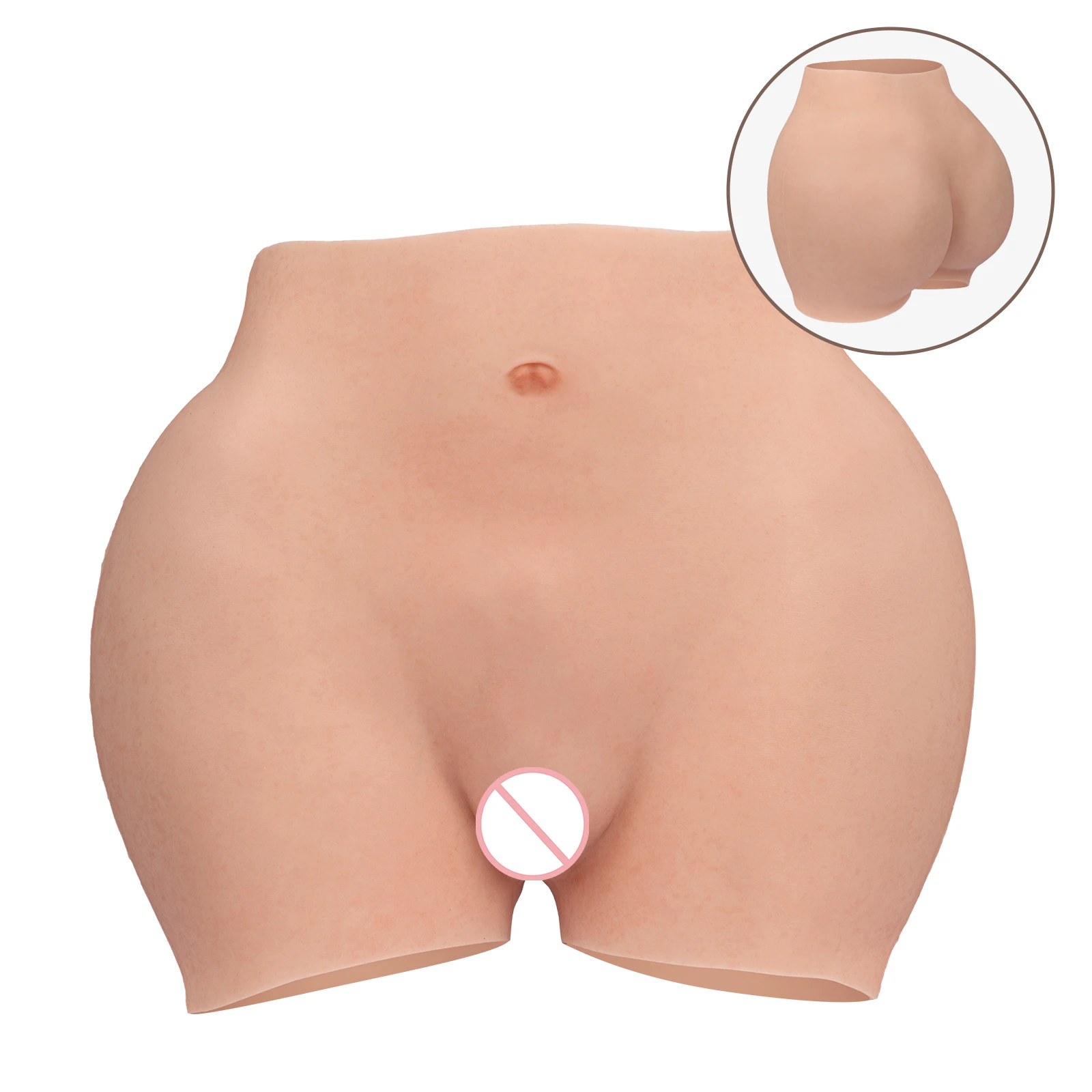 KUMI00-8TH GEN-Culotte vaginale réaliste en silicone sans huile pour homme, sous-vêtement Él, fausses fesses, transgenre