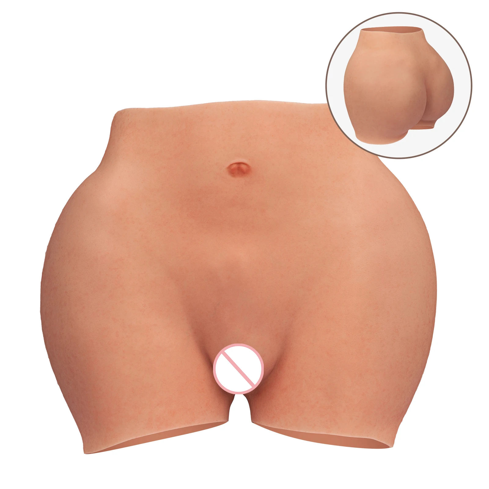 KUMI00-8TH GEN-Culotte vaginale réaliste en silicone sans huile pour homme, sous-vêtement Él, fausses fesses, transgenre
