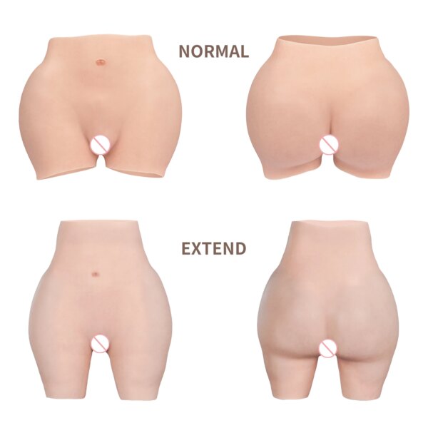 KUMI00-8TH GEN-Culotte vaginale réaliste en silicone sans huile pour homme, sous-vêtement Él, fausses fesses, transgenre – Image 4