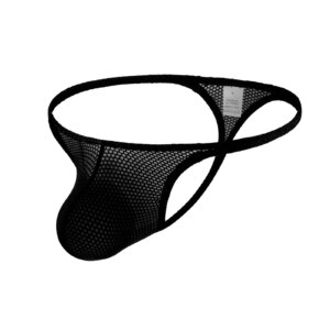CLEVER-MENMODE G String Hommes String Sous-Vêtements Maille Sexy Slip tanga Lingerie Bikini Culotte Pénis Poudres T-back Transparent