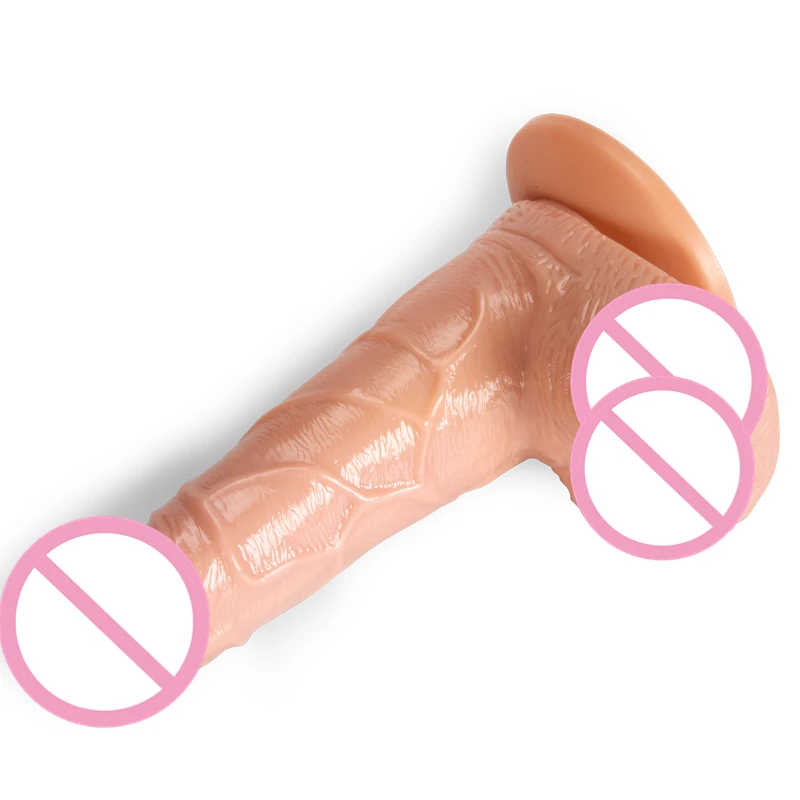 Gode Réaliste avec Ventouse pour Femme, Grand Pénis pour Sexe Anal, Jouet Sexuel Masturbateur pour Adulte, Produit de Masturbation
