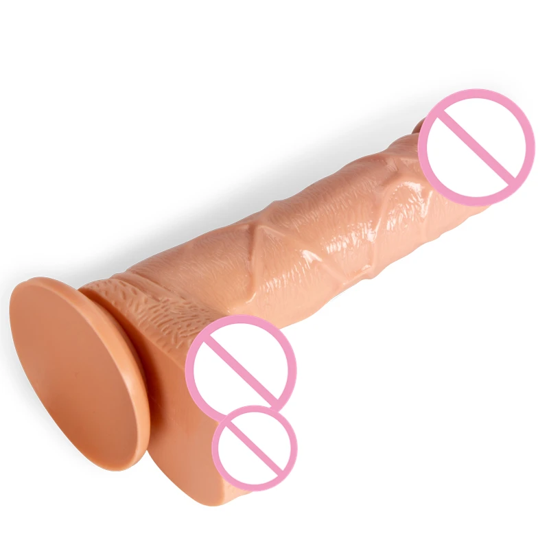 Gode Réaliste avec Ventouse pour Femme, Grand Pénis pour Sexe Anal, Jouet Sexuel Masturbateur pour Adulte, Produit de Masturbation