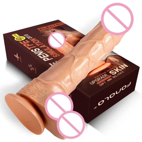 Gode Réaliste avec Ventouse pour Femme, Grand Pénis pour Sexe Anal, Jouet Sexuel Masturbateur pour Adulte, Produit de Masturbation