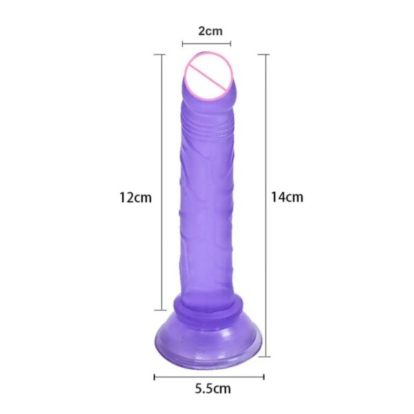 Godemiché en silicone pour femme, masturbateur Anal réaliste, godemiché, vibrateur de pénis, point G, plug anal pour lesbiennes – Image 5