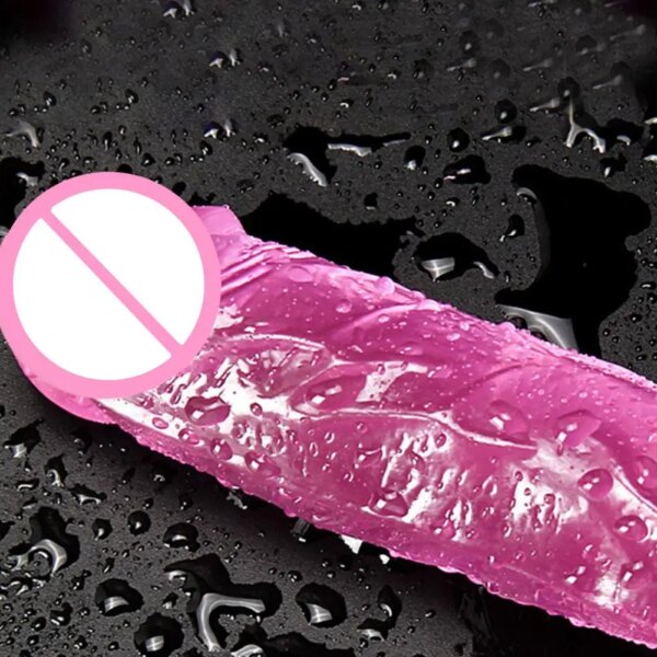 Godemiché en silicone pour femme, masturbateur Anal réaliste, godemiché, vibrateur de pénis, point G, plug anal pour lesbiennes – Image 3