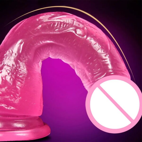 Godemiché en silicone pour femme, masturbateur Anal réaliste, godemiché, vibrateur de pénis, point G, plug anal pour lesbiennes – Image 2