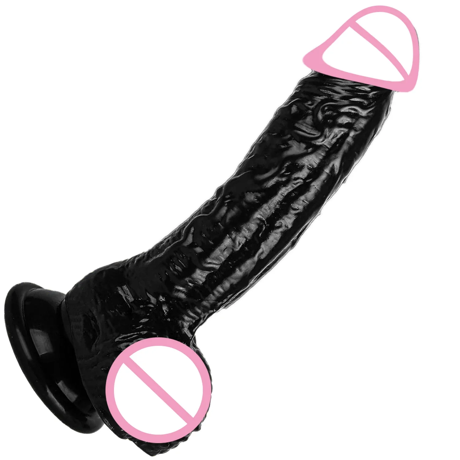Gode Noir Réaliste de 7 Pouces pour Femme, Petit Pénis avec Ventouse, Bite pour Vagin, Point G, Anal, Jouets Sexuels