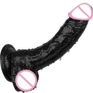 Gode Noir Réaliste de 7 Pouces pour Femme, Petit Pénis avec Ventouse, Bite pour Vagin, Point G, Anal, Jouets Sexuels