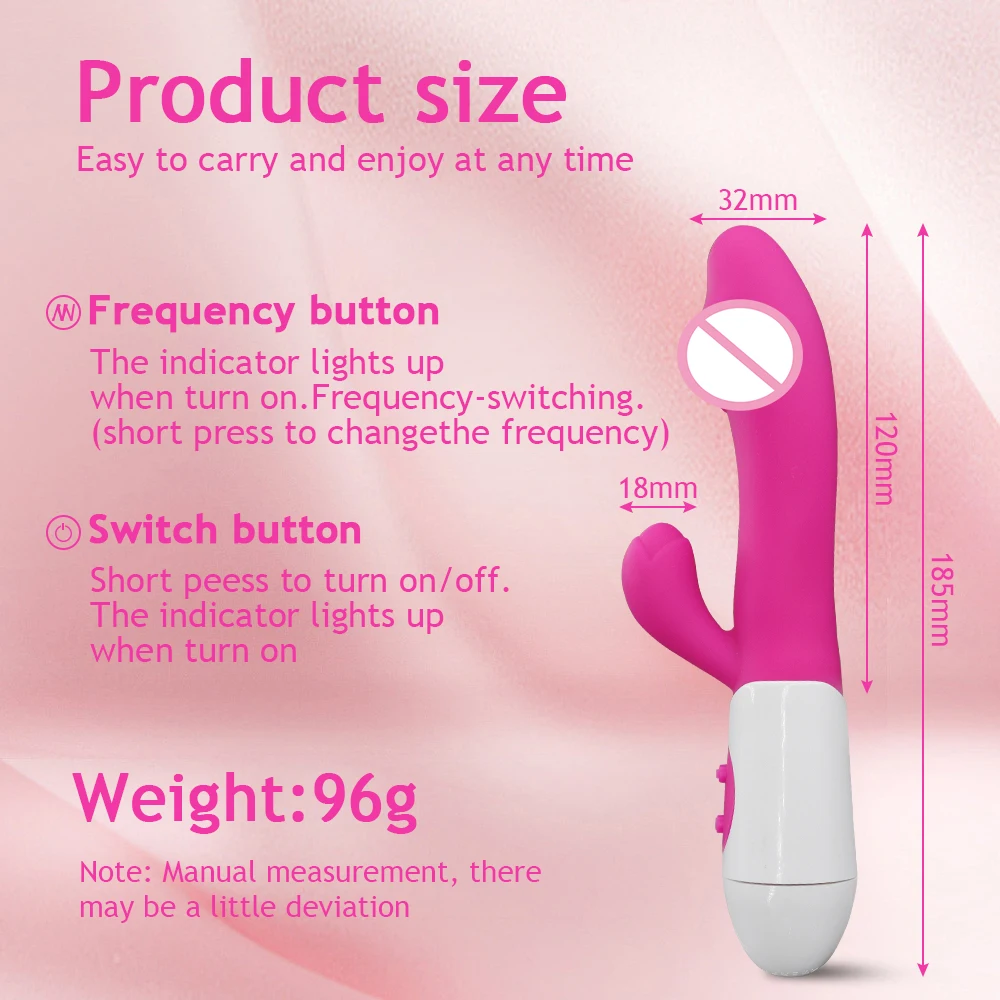 Vibromasseur gode pour femme, vibromasseur point G, stimulateur clitoridien, baguette vibrante, vibromasseurs lapin 10 modes, jouet sexuel adulte pour homme et femme