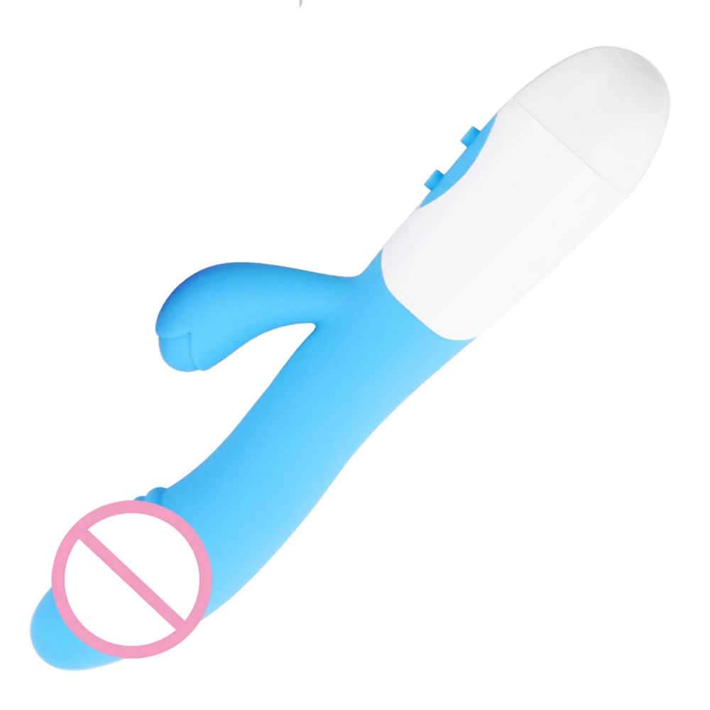 Vibromasseur gode pour femme, vibromasseur point G, stimulateur clitoridien, baguette vibrante, vibromasseurs lapin 10 modes, jouet sexuel adulte pour homme et femme